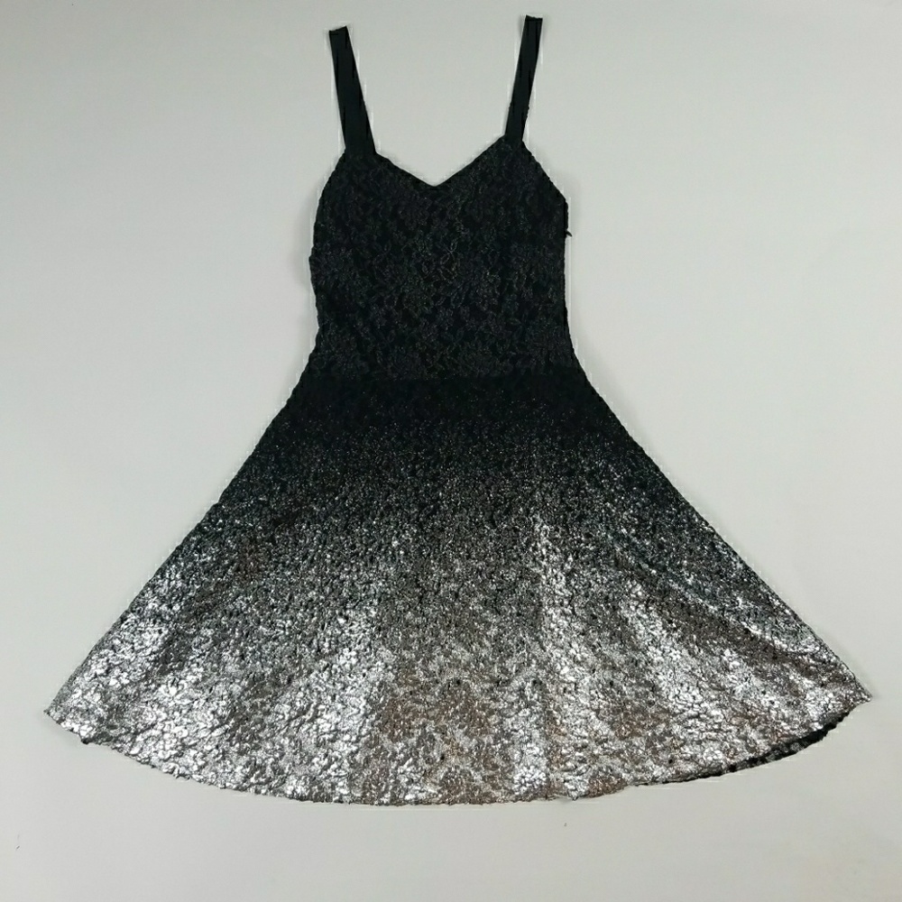 Free People Black & Silver Dress - XS
